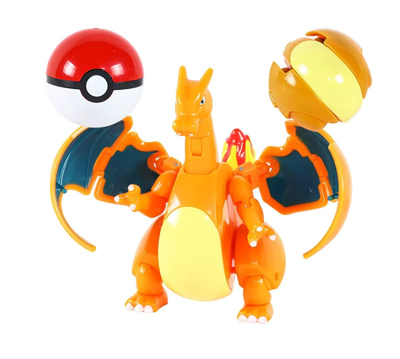 Dracaufeu Pokéball Transformable – Figurine Pokémon Surprise