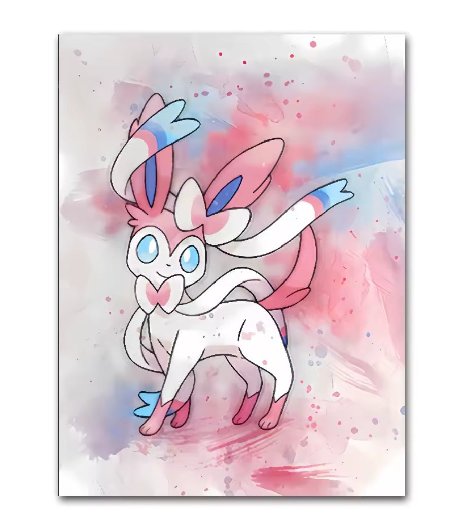 Posters Evolitions Pokémon – Décoration Murale Kawaii | Plusieurs Tailles