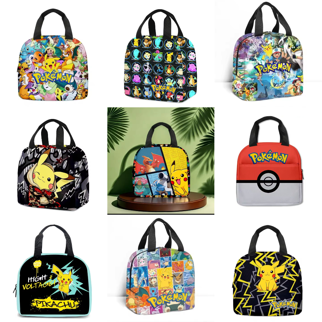 Sac à Déjeuner Isotherme Pokémon – Modèles Pikachu & Co.