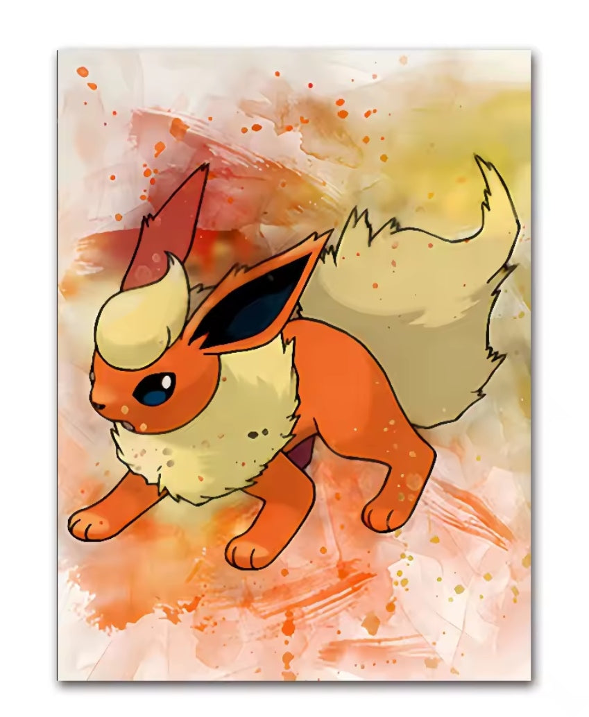 Posters Evolitions Pokémon – Décoration Murale Kawaii | Plusieurs Tailles