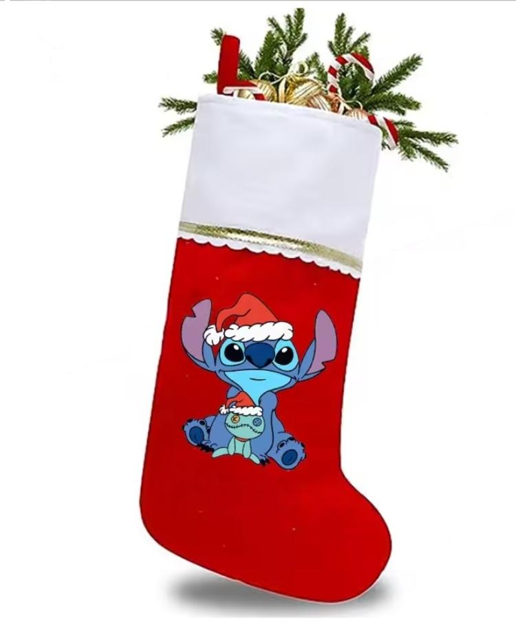 Chaussette de Noël Disney Stitch - L'esprit d'Ohana pour les Fêtes ! 🌟