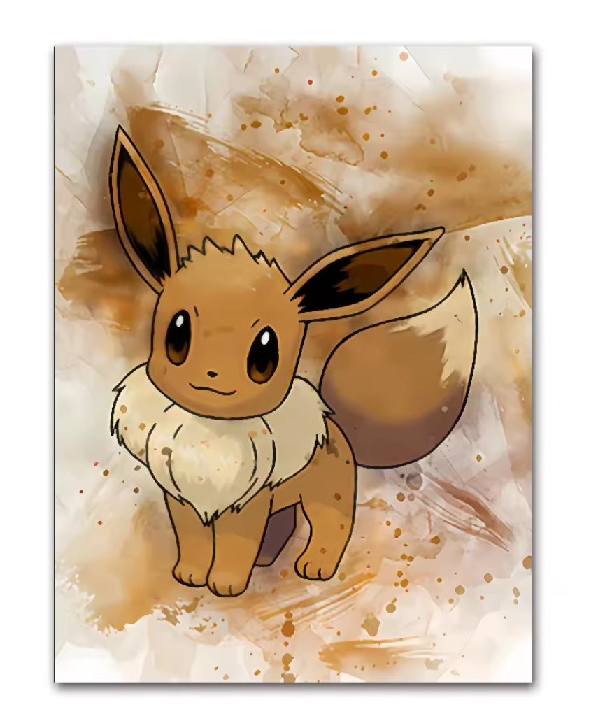 Posters Evolitions Pokémon – Décoration Murale Kawaii | Plusieurs Tailles