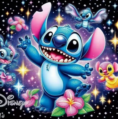 Stitch en Peinture Diamant – Une touche de magie à assembler toi-même !