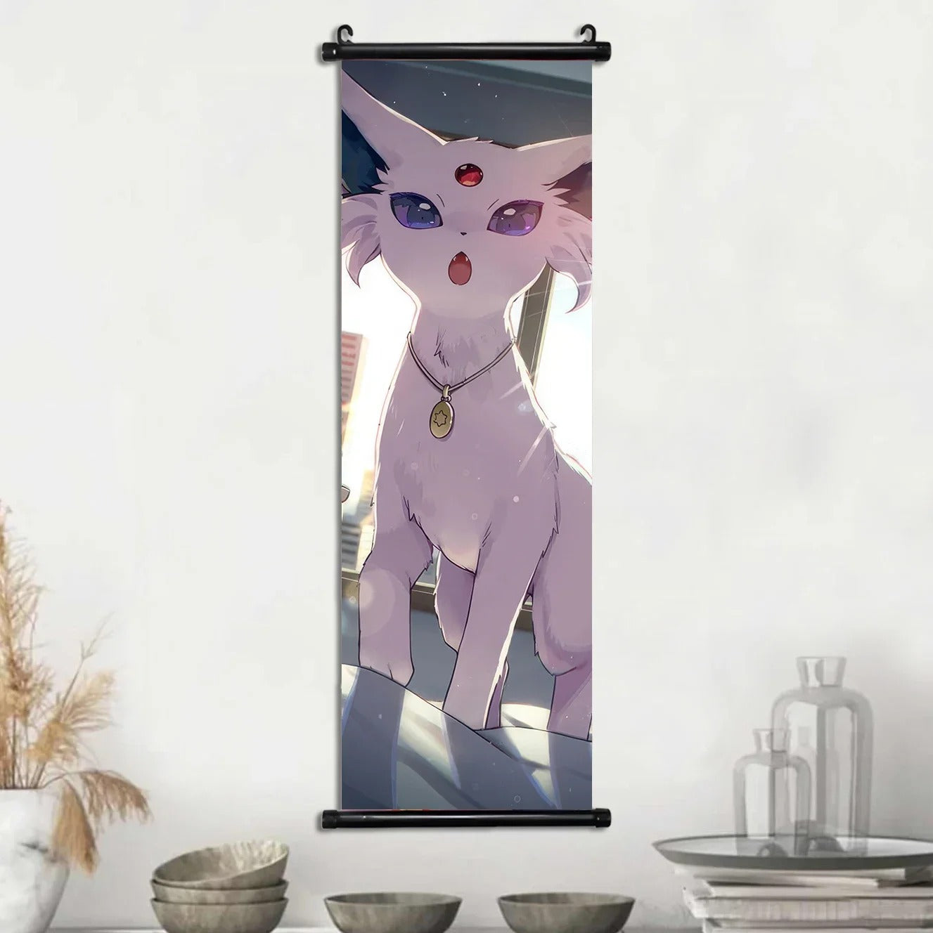 Affiches Pokémon Évolutions d’Évoli – Toile Murale en Tissu Canvas