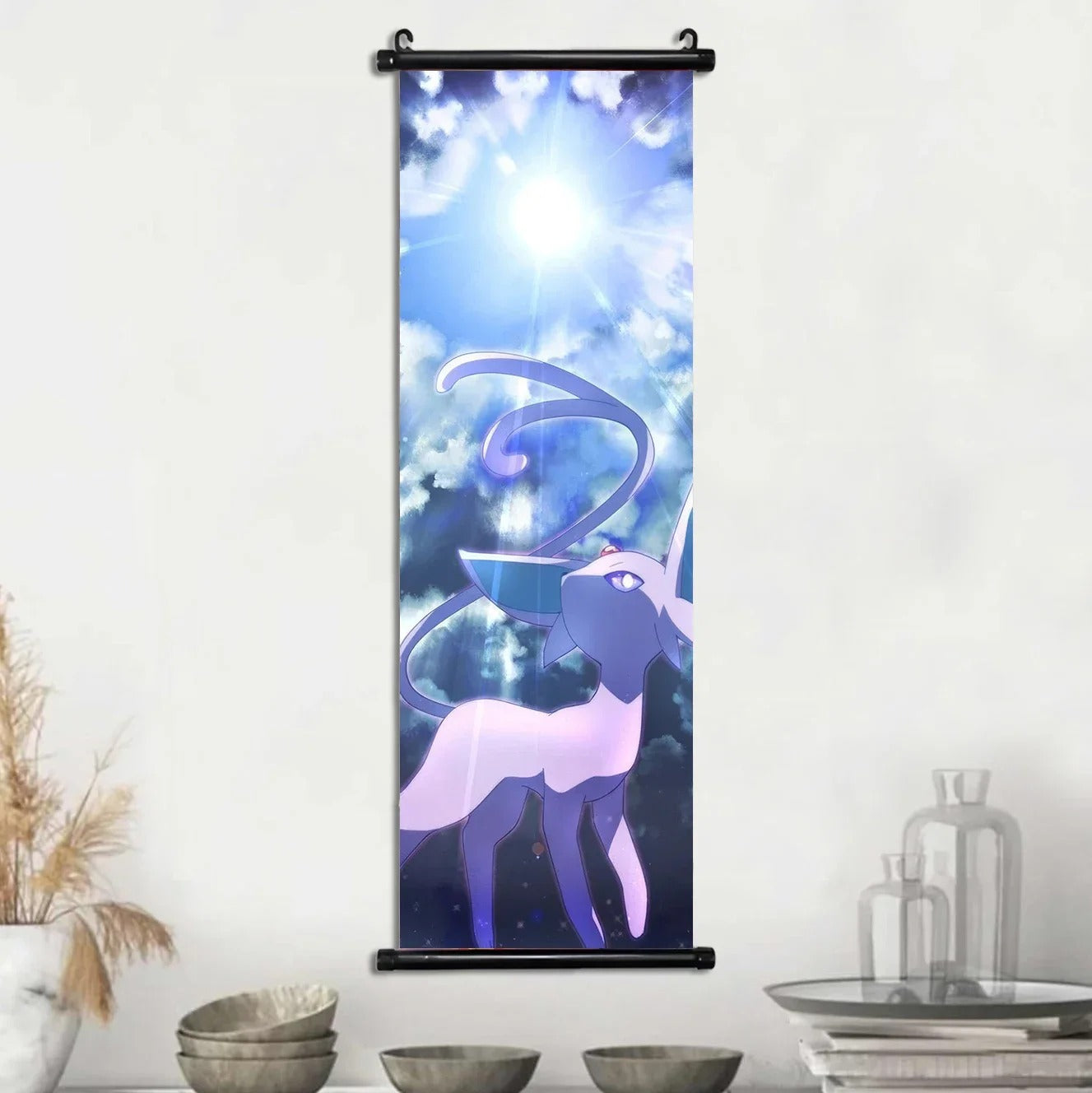 Affiches Pokémon Évolutions d’Évoli – Toile Murale en Tissu Canvas