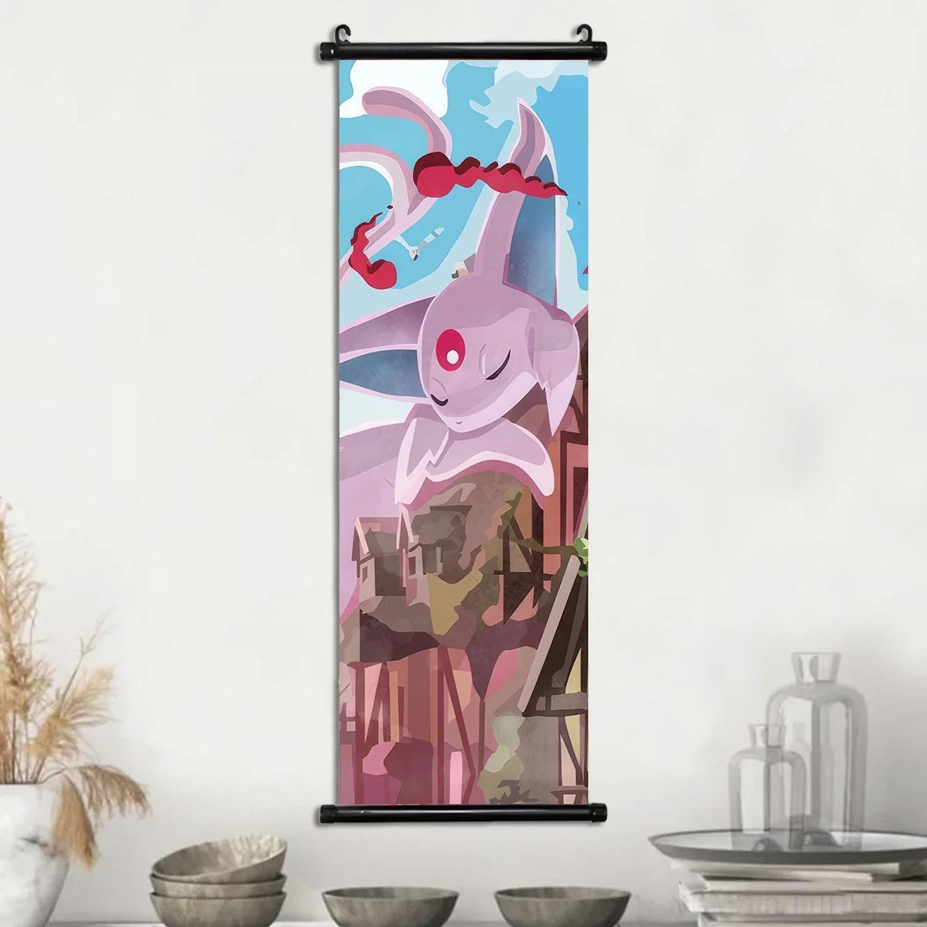 Affiches Pokémon Évolutions d’Évoli – Toile Murale en Tissu Canvas