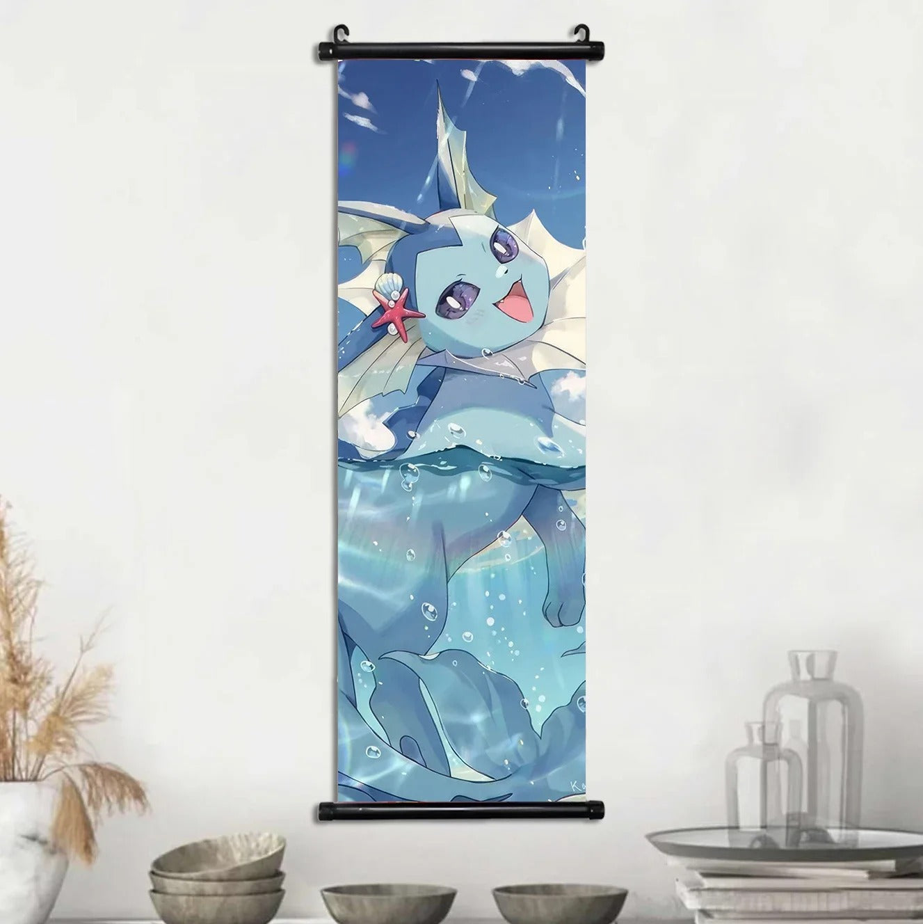 Affiches Pokémon Évolutions d’Évoli – Toile Murale en Tissu Canvas