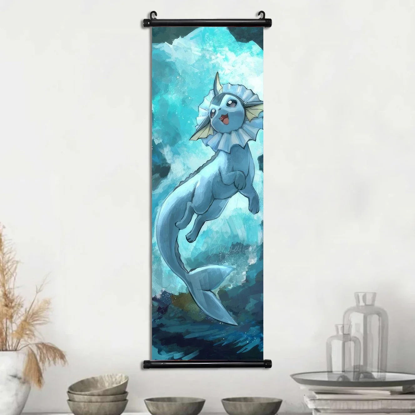 Affiches Pokémon Évolutions d’Évoli – Toile Murale en Tissu Canvas