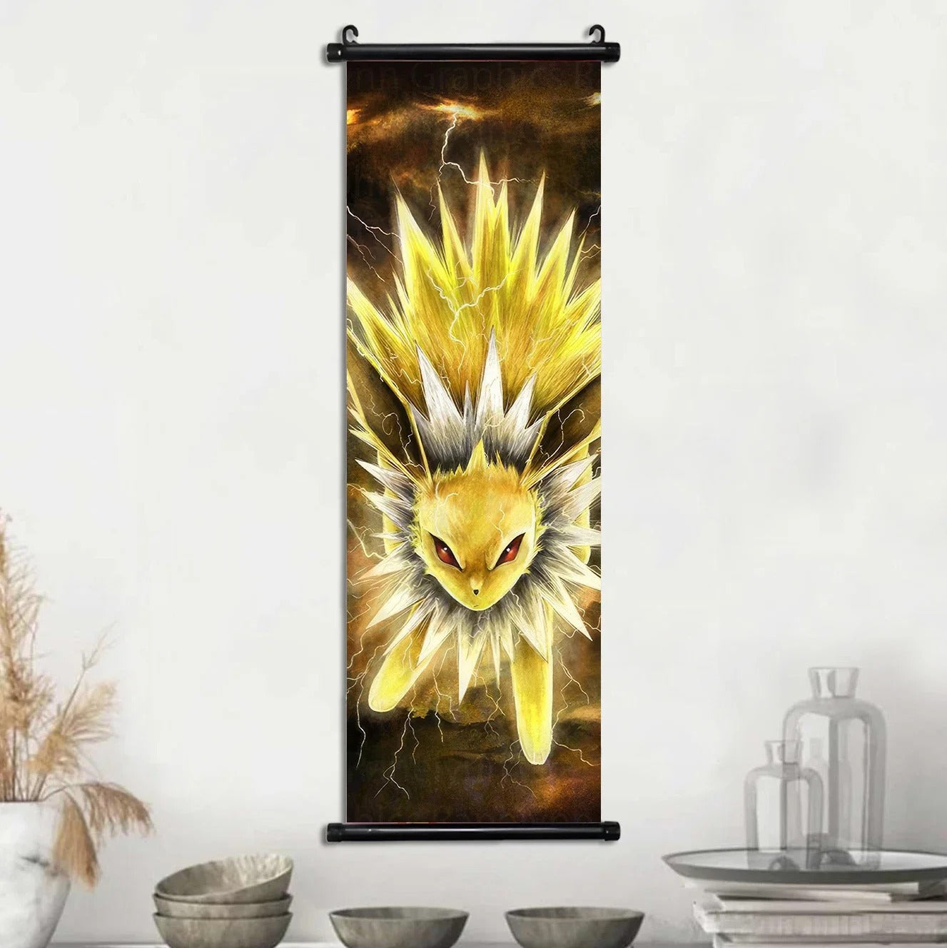 Affiches Pokémon Évolutions d’Évoli – Toile Murale en Tissu Canvas