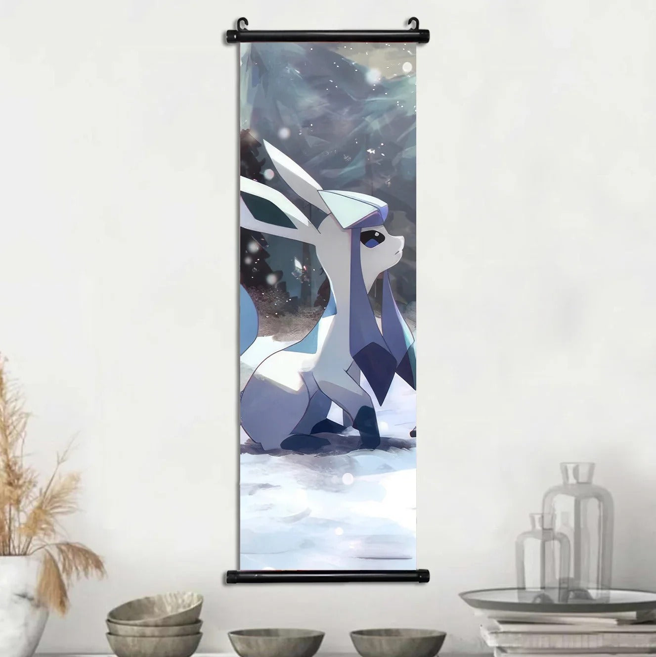 Affiches Pokémon Évolutions d’Évoli – Toile Murale en Tissu Canvas