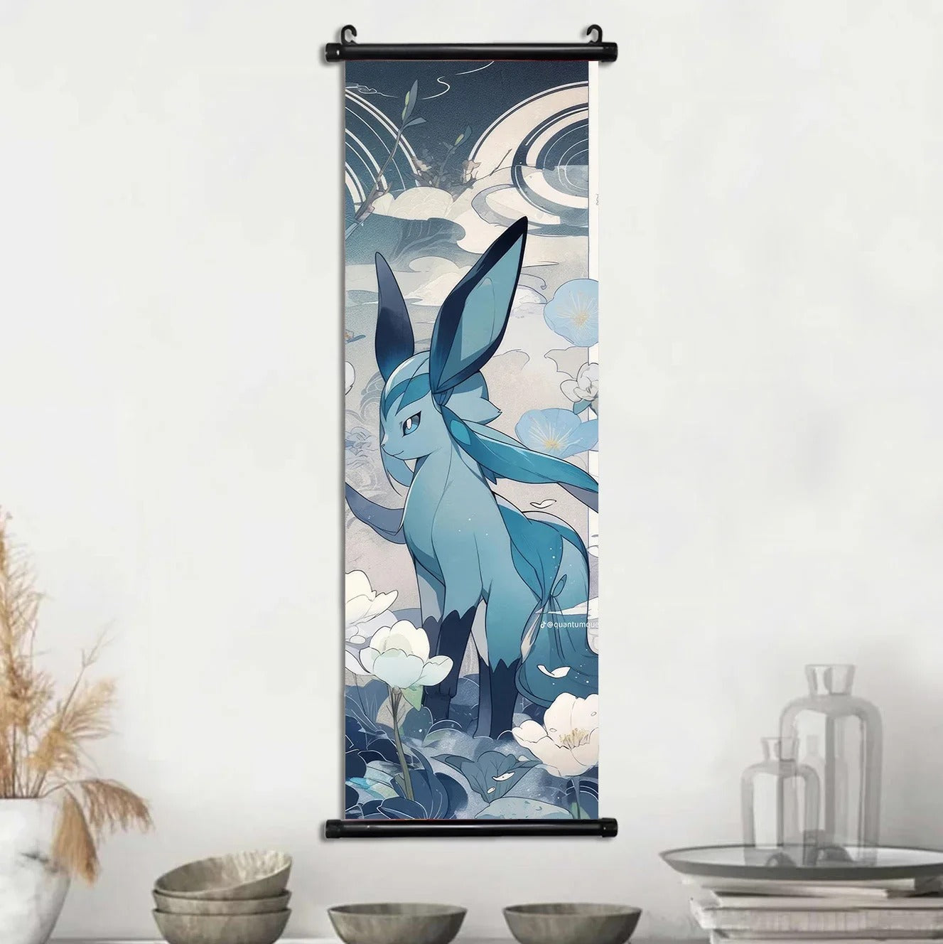 Affiches Pokémon Évolutions d’Évoli – Toile Murale en Tissu Canvas