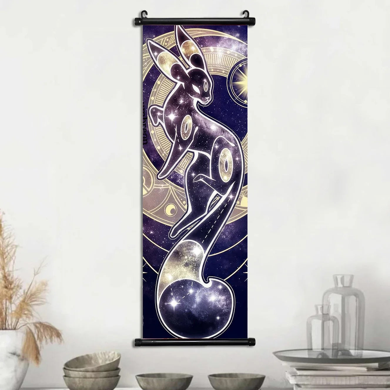 Affiches Pokémon Évolutions d’Évoli – Toile Murale en Tissu Canvas