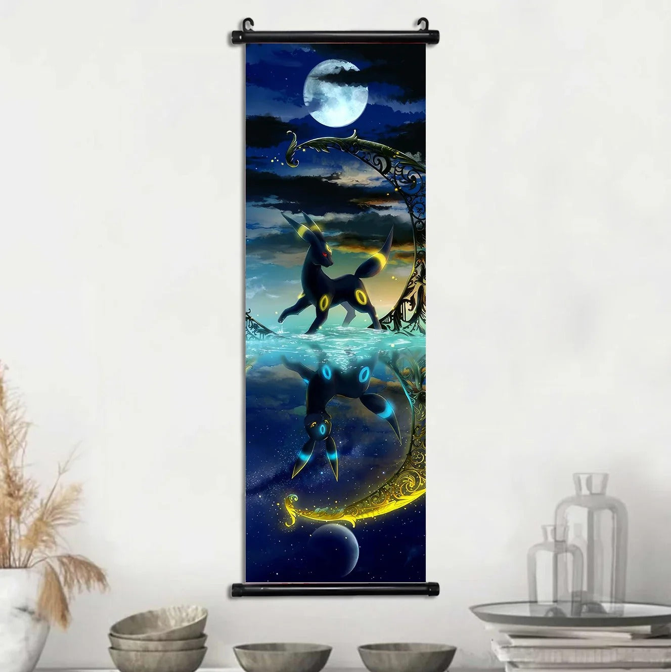 Affiches Pokémon Évolutions d’Évoli – Toile Murale en Tissu Canvas