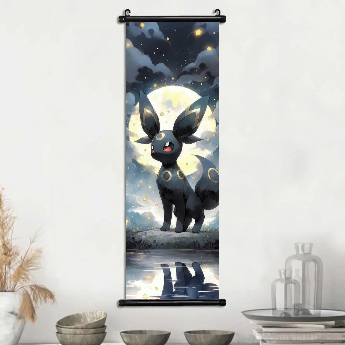 Affiches Pokémon Évolutions d’Évoli – Toile Murale en Tissu Canvas