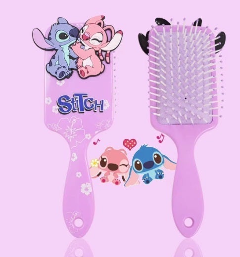 Brosse à cheveux Lilo & Stitch – Peigne coussin d’air avec massage doux