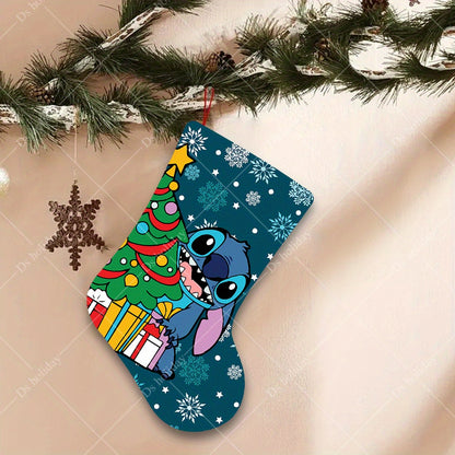 Chaussette de Noël Stitch Sapin ou guirlande 