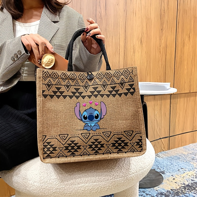 Sac à main Stitch – Cabas à bandoulière grande capacité