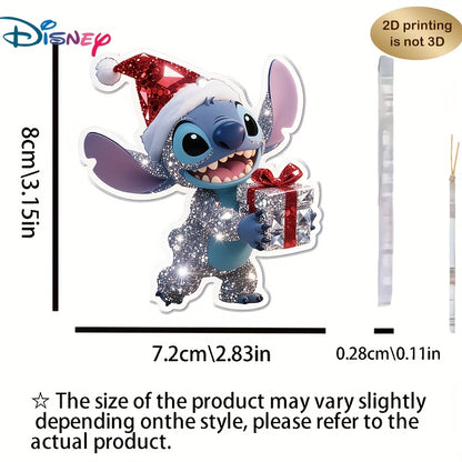 Lot 2 Décoration de Noël Stitch avec Cadeau – Ornement Festif à Suspendre
