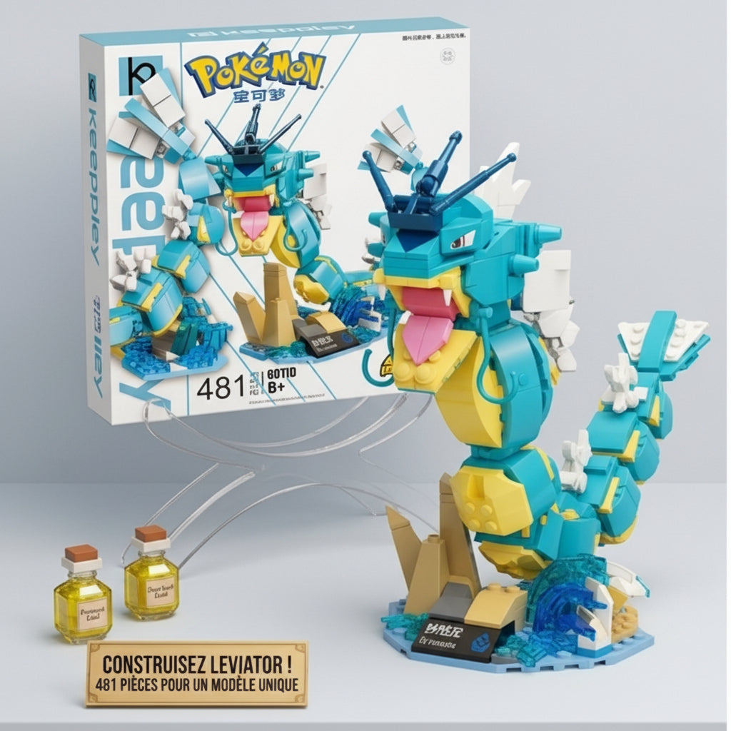 Figurine Leviator en Blocs de Construction – 9 x 30 x 20 cm