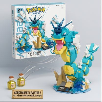 Figurine Leviator en Blocs de Construction – 9 x 30 x 20 cm