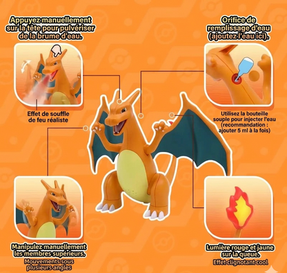 Dracaufeu Cracheur de Brume Lumineux – Figurine Pokémon