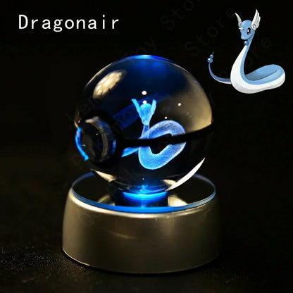 Boule de Cristal Pokémon 3D au choix