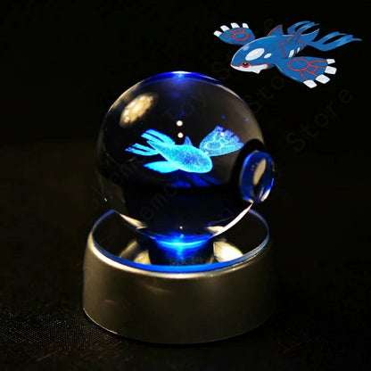 Boule de Cristal Pokémon 3D au choix