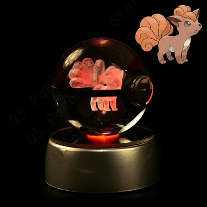 Boule de Cristal Pokémon 3D au choix