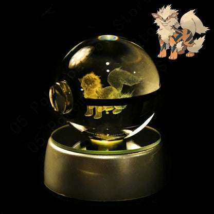 Boule de Cristal Pokémon 3D au choix