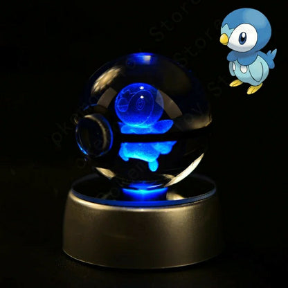 Boule de Cristal Pokémon 3D au choix