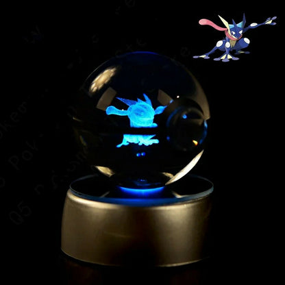 Boule de Cristal Pokémon 3D au choix