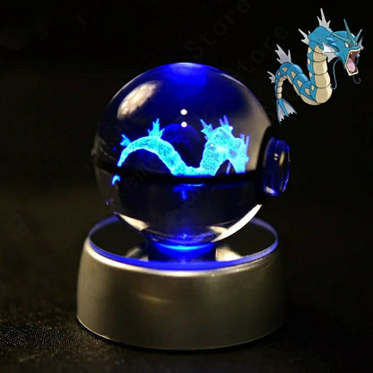 Boule de Cristal Pokémon 3D au choix