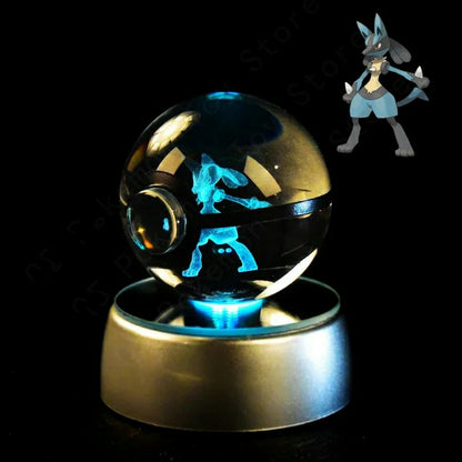 Boule de Cristal Pokémon 3D au choix