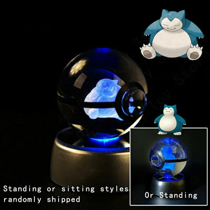 Boule de Cristal Pokémon 3D au choix