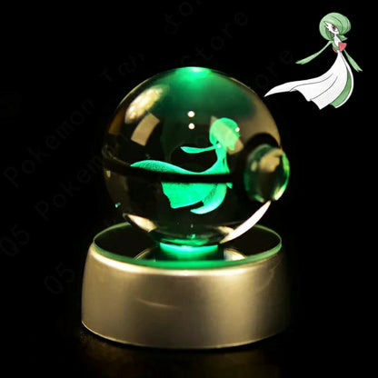 Boule de Cristal Pokémon 3D au choix