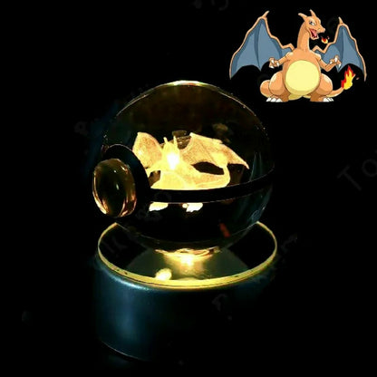Pokémon 3D Charizard Crystal Ball (3 models)
