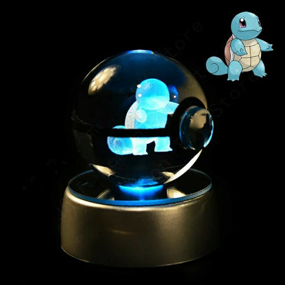 Boule de Cristal Pokémon 3D au choix