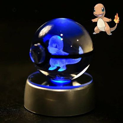 Boule de Cristal Pokémon 3D au choix