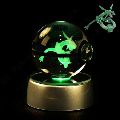 Boule de Cristal Pokémon 3D au choix