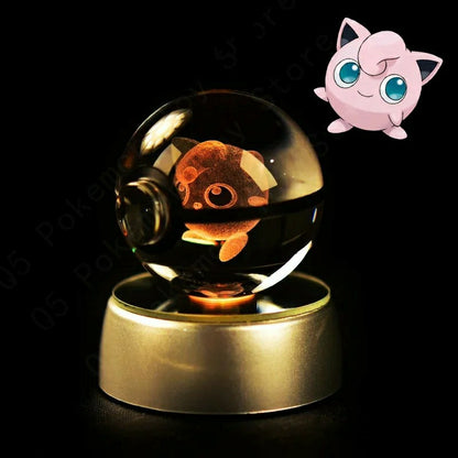 Boule de Cristal Pokémon 3D au choix