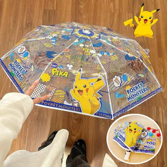 Parapluie Transparent Pokémon pour Enfants – Pikachu & Amis