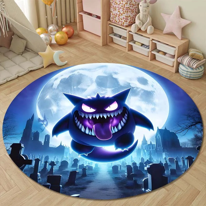 Tapis Pokémon Ectoplasma – Tapis de sol décoratif pour fans de Pokémon