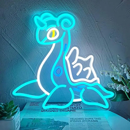 Enseigne Néon Pokémon lokhlass – Décoration Murale Lumineuse LED