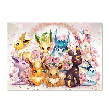 Pokémon Eevee Evolutions Wall Art