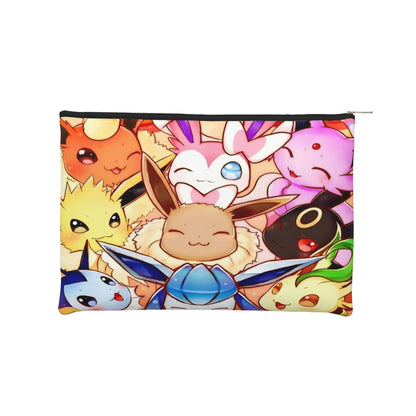 Pochette Organisateur Pokémon "Évolutions" – Trousse Multifonction pour Papeterie & Cosmétiques