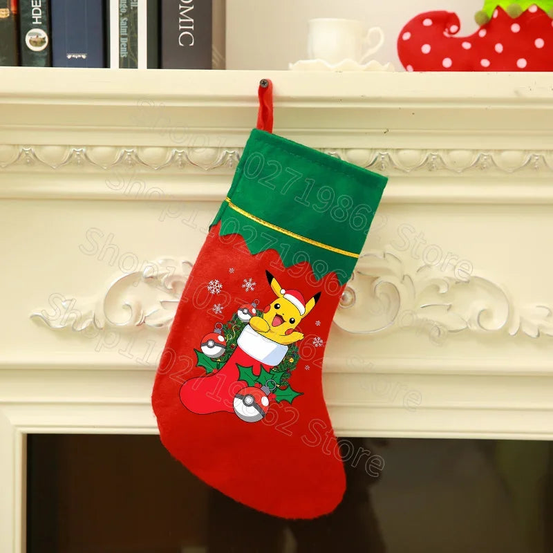 Chaussette de Noël Pokémon - Attrapez l'esprit des Fêtes ! 🌟