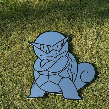 Miroir Mural Pokémon Décoratif – Design 3D Carapuce