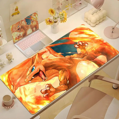 XXL Charizard Desk Mat – Pokémon Gaming Accessory