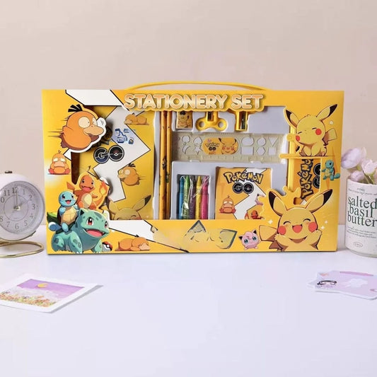Ensemble de Papeterie Pokémon 14pcs – Le Kit Scolaire Complet