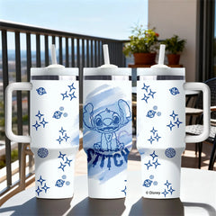 Gobelet Isotherme  1,18 L Disney Stitch – Avec Poignée et Paille